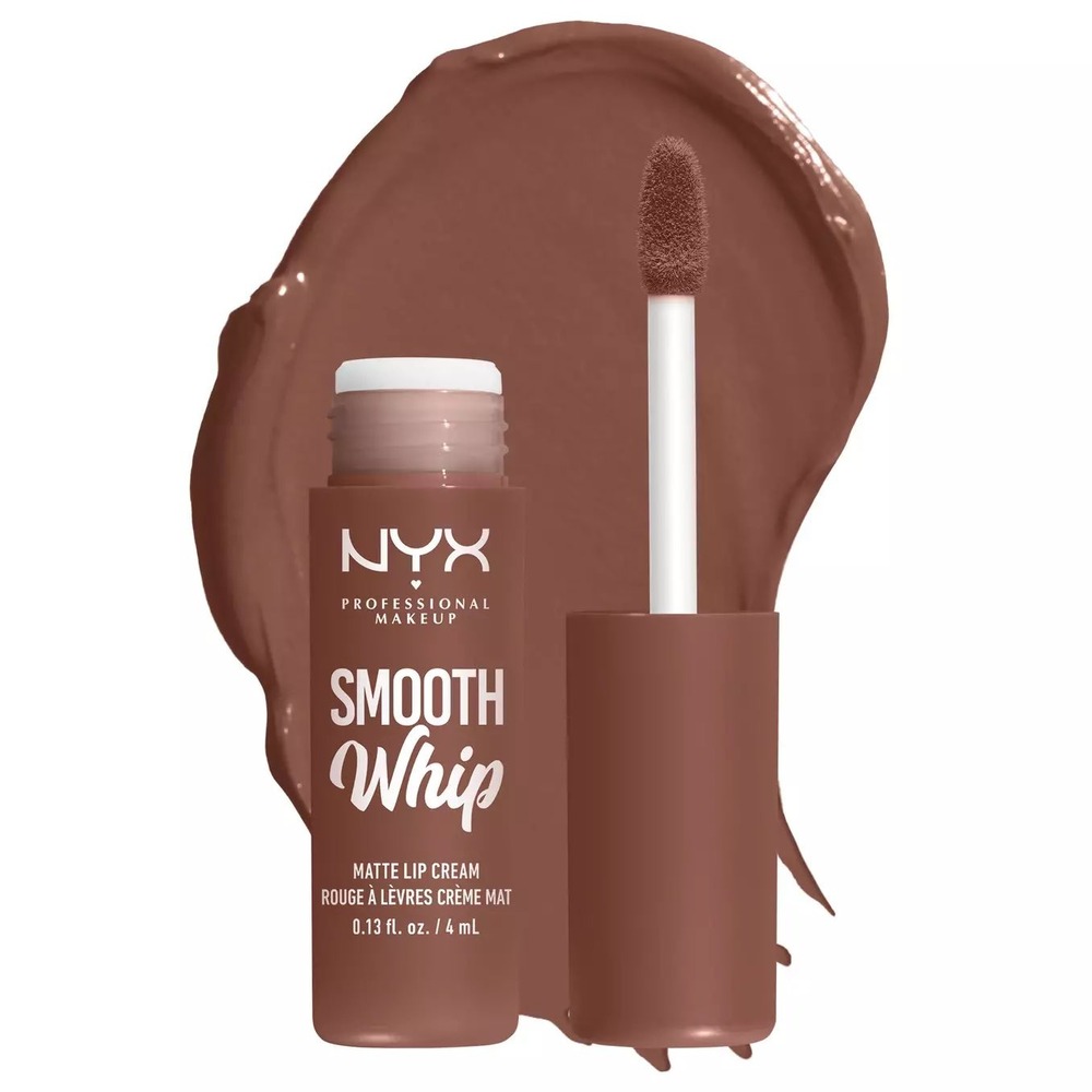 NEW NYX Smooth Whip Matte Lip Cream Memory Foam WMLC24 Cool Toned Brown 0.13oz